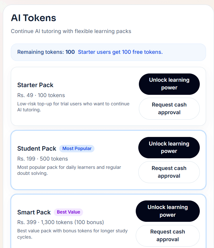 4. Buy Tokens or Subscribe
